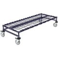 Global Equipment Nexel    Poly-Z-Brite    Mobile Dunnage Rack 30"W X 24"D - 4 Swivel Casters 561948A